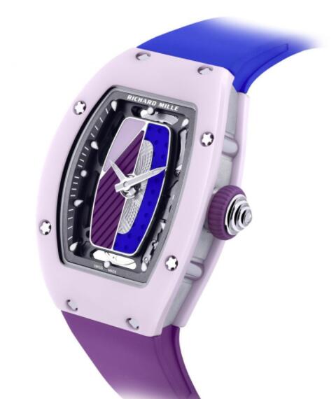 Replica Richard Mille RM 07-01 Automatic Winding Coloured ceramics watch Pastel Pink